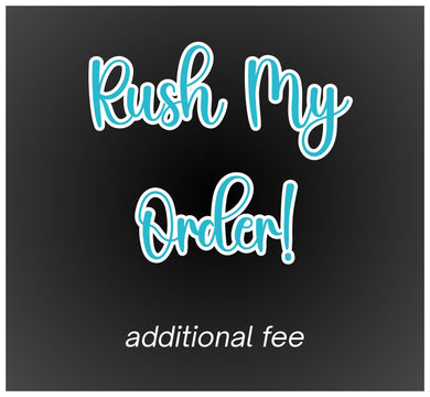 SAME DAY RUSH FEE (12 pm cutoff for same day, after that it will be processed next business day)