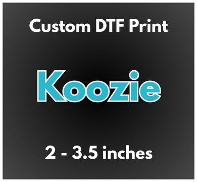 Custom Koozie/cup size