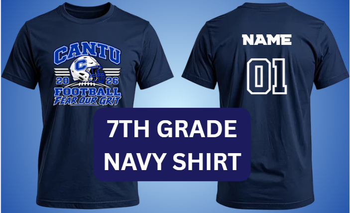 Cantu Football Fan shirts